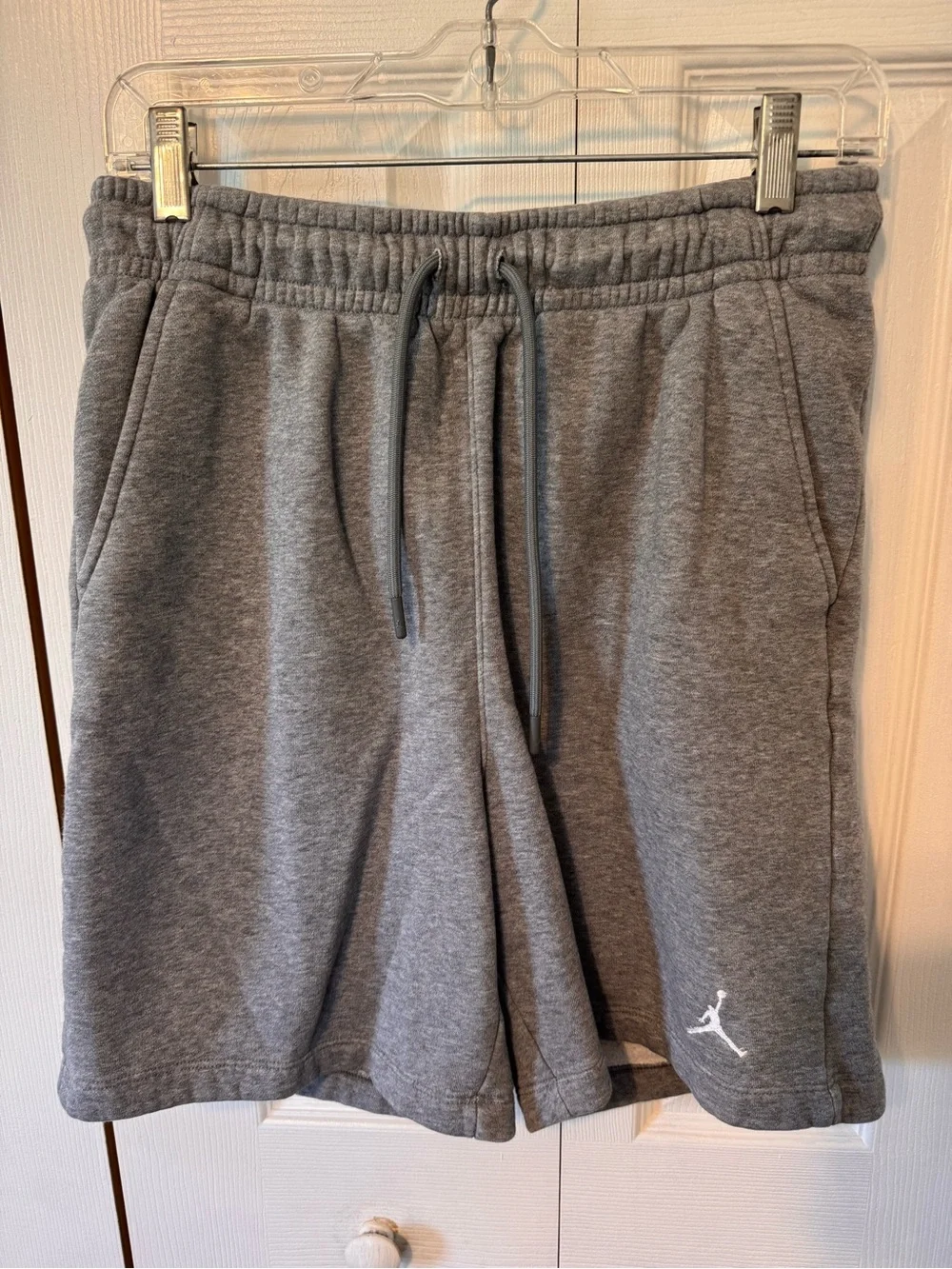 Jordan Men’s Gray Athletic Tech Fleece Shorts Size Small